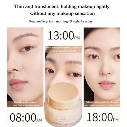 Soft Glow Foundation Cream Waterproof Sweat-Resistant Long-Lasting Makeup Concealing Moisturizing Liquid Foundation