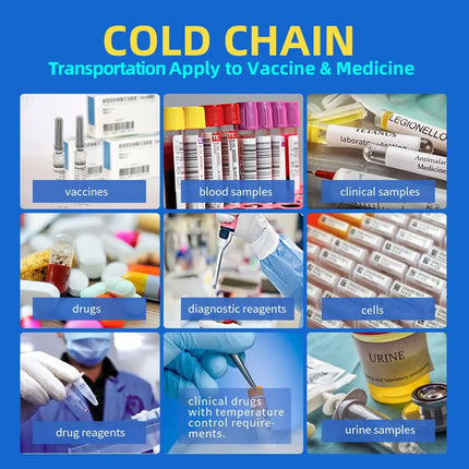 Vacuum Insulated Portable Medical Cooler Box For Cold Chain Transportation Vaccine Carrier Box