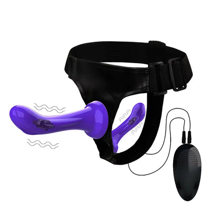 Strap on Double Heads Dildo Vibrators Sex Toys for Women Couple Exotic Accessories Vagina Prostate Massager Adult Toys for Women