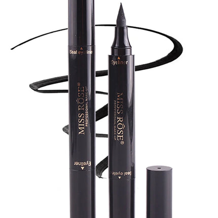 Long-lasting Eye Liner Pencil for Eye Makeup,Waterproof Double-Sided Liquid Eyeliner Stamp Pen Set for Beginners