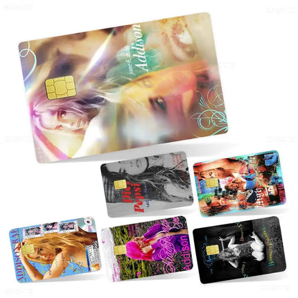 Trendy Pop Singer Addison Rae 'Diet Pepsi' New Muisc Album Anime Young Debit Card Sticker Film Case Front Tape Small Big Chip