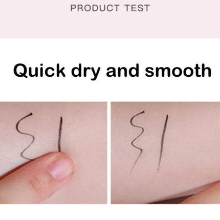 JUDYDOLL Ultra-fine Liquid Eyeliner Skinny Curved Brushwork Long lasting Waterproof Anti Shake Fast Drying Slim Enlarged Eyes