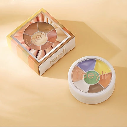 Multifunction Concealer Palette Matte Contour Concealer With Brush Covering For Dark Circles Concealer Cream Makeup Cosmetics