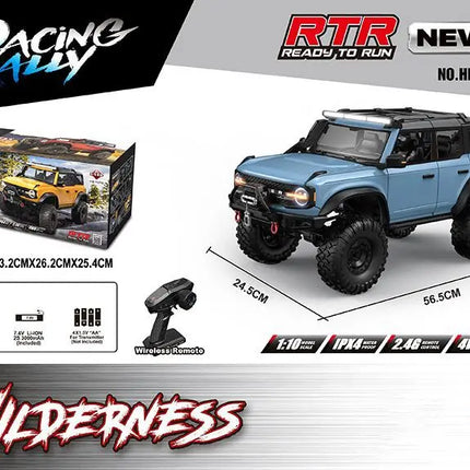 Huangbo R1001 1/10 Rc Car 2.4g Full Scale Simulation Climbing Off-Road Vehicle Model Adult Boys Remote Control Toys Xmas Gift