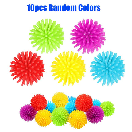 10/30PCS for Kids Boys Girls Adults Random 1.18in Mini Stress Soft Fidget Sensory Balls Toys Multi Color Birthday Party Favors