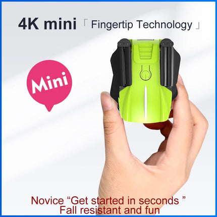 Newest K10 Mini Drone with HD Camera Pocket-Sized Foldable RC Quadopter for Kids Aerial Remote Aircraft with Avoidance Technolog