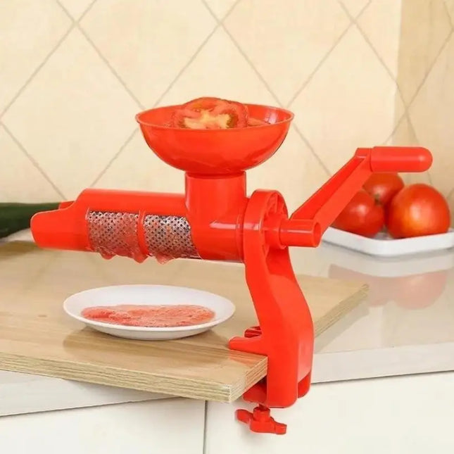1 Pc New Kitchen Gadget Multi-function Hand-shake Safe Tomato Juice Producer Kitchen Home Cooking Appliances DIY Tomato Press
