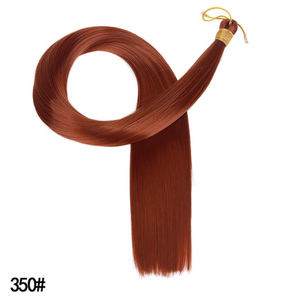 30inch Straight Hair Extensions 150g Bone Straight Braiding Hair Soft Synthetic Bundles Crochet Braids Hair Bundles for Braiding