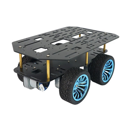 Yahboom Smart Robot Car Bracket Aluminum Alloy Frame 2mm Wheeled Chassis High-strength Upper Plate Support Multi-layer Stacking