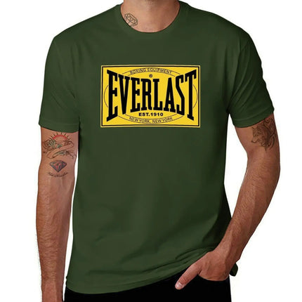 Everlast Vintage T-Shirt summer clothes animal prinfor boys tees sweat mens tall t shirts