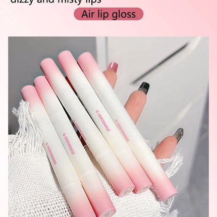 Waterproof And Durable Air Lip Gloss Matte Velvet Cushion Lip Cream Lip Powder Cream Women's Natural White Lip Gloss