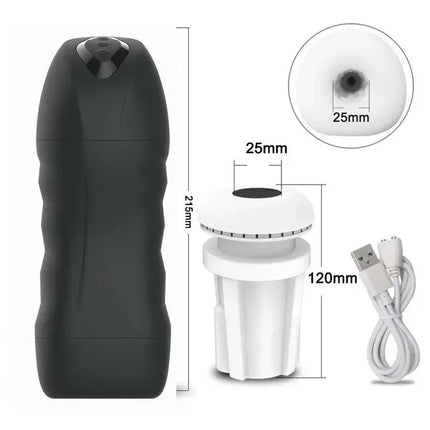 Automatic Male Masturbator Powerful Vibration Blowjob Sucking Machine Silicone Masturbation Cup Adult Supplies Sex Toy for Men