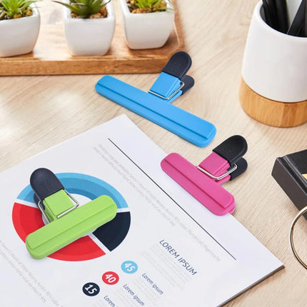 3-12PCS Multi Purpose Sealing Clip Durable Kitchen Snack Holder Food Bag Clip Storage Organizer Moisture-proof And Leak Proof