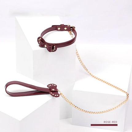 BLACKWOLF Slave Bed Bondage Collar Neck Restraint with Leash BDSM Erotic Sex Toys For Women Couples Adult Games Erotic Product