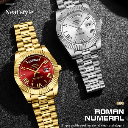 NIBOSI Men's Watches Top Brand Luxury Man Watch For Men Automatic Date Week Waterproof Quartz Wristwatches Luminous Reloj Hombre