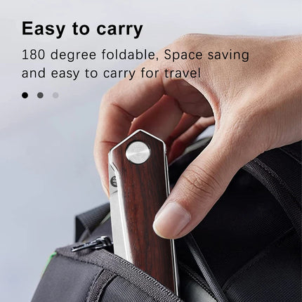 YingQu EW5 Folding Knife 5CR15MOV Stainless Steel Wood Handle Outdoor Camping Pocketknives Fruit Cutting Hand Tools