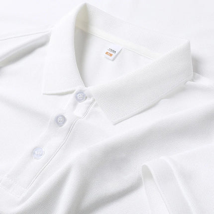 High Quality Breathable Men Women Polo Shirts Casual Solid Color Short Sleeve