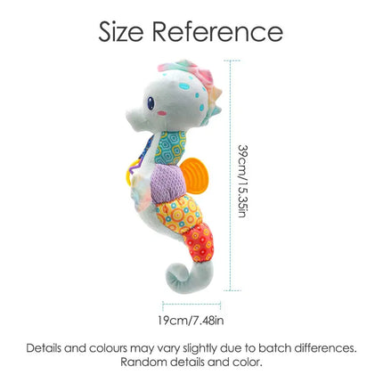 Baby Rattles Toys Infant Musical Stuffed Animals Soft Toy with Bright Colors Crinkle Sound Paper Newborn Toys for 0 12 Months