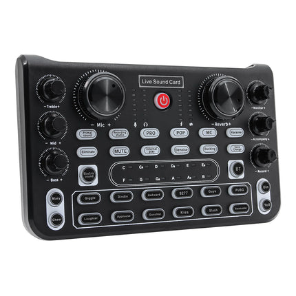 Professional Portable Mixer Sound Mixing X60 Sound Card English Version Convenient Compact For Live Broadcast KTV Singing