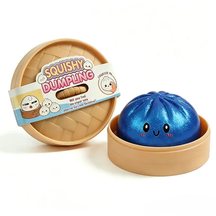 New Glitter Dumpling Glitter Dumpling Squishy with Box Dumplings Sensory Squeeze Toy for Stress Relief