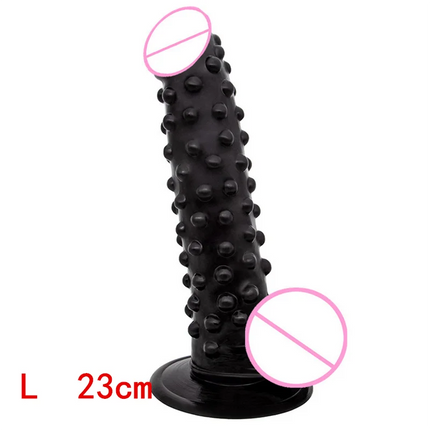 1PC Soft Dildo Sexy Prickly Dildo Sex Toy Fake Penis With Bump Thorn Suction Cup Anal Sex Women Couples Masturbators