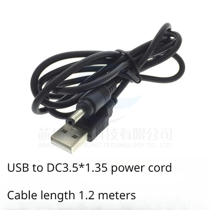 Hot Selling USB to DC5.5/2.0/2.5/3.5/4mm USB Power Cord DC5V Charging Cable Round Hole 1.2 Meters