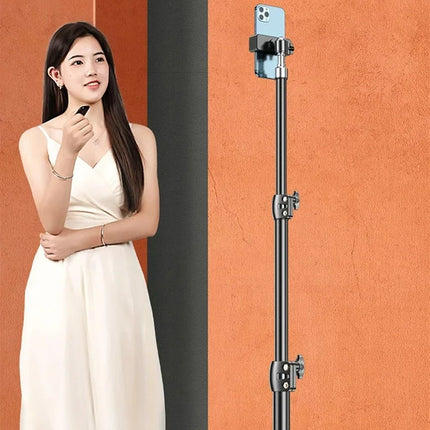 170cm Stretchable Holder Adjustable Height for Mobile Phone Live Support Tripod Multi-functional Recording Selfie Landing Tripod