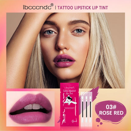 New Cotton Swab Lip Gloss Tattoo Lipstick Velvety Waterproof Matte Lip Gloss Portable Lip gloss Women Use Of Vacation Tourism