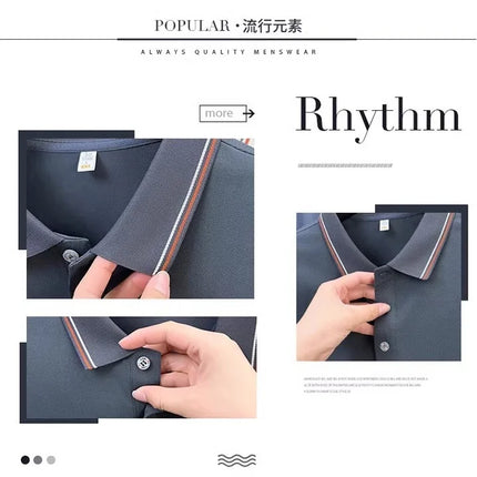 Designer Brand Men's Polo Shirt Lapel Short Sleeve Summer New Bee Embroidery T-Shirt Fashion Leisure Business Menswear Clothing