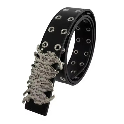 New Stylish Y2K Hollow Fashion Punk Belt，Trendy Accessory For Ideal Gifts，Versatile for Jeans, Dress & Casual Wear，For Men Women
