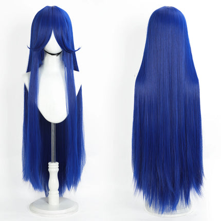Long Straight Cosplay Wig 100CM Multiple Colors Pink Blonde Black Anime Costume Wig Universal Synthetic Cos Wig Daily Party Wig