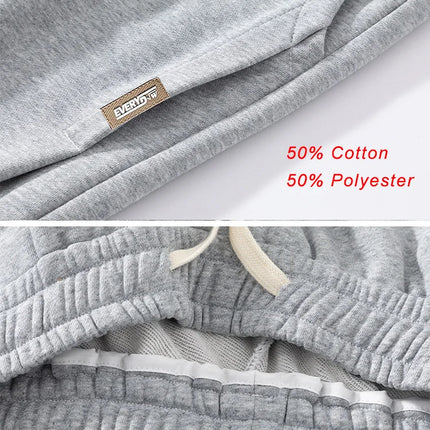 Plus Size Men's Sweatpants 8XL 7XL 6XL Sportswear Elastic Waist Casual Baggy Pants Black Grey Cotton Joggers Male Loose Trousers
