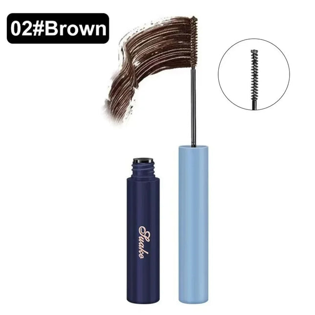 Black Brown Mascara Ultra-fine Small Brush Lengthening Black 3D Lashes Eyelash Extension Waterproof Lasting Eye Lashes Mascara
