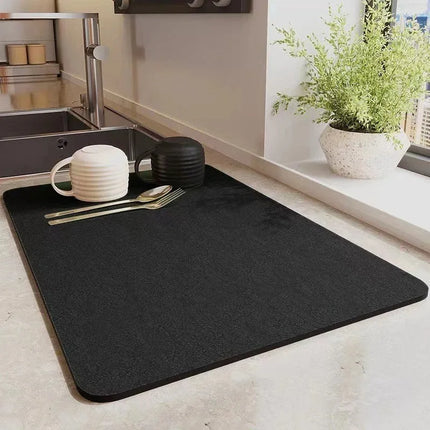Super Absorbent Kitchen Tableware Impermeable Drainage Mat Heat Insulation Non-slip Pad Tableware Mats Coffee Dish Drying Mat
