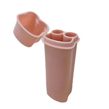 Two Holes Flip-top Cigarette Case Kit Including Lighter for Easy Storage Portable  Around Smoking Compact Smoke Storage