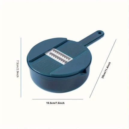 9-In-1 Multifunctional Vegetable Chopper Radish Carrot And Potato Chopper Manual Shredding And Slicing Machine  Kitchen Tool