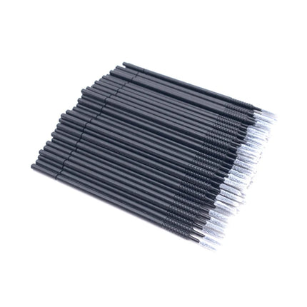 100pcs Bendable Micro Brushes Disposable Microbrush Applicators Eyelash Extensions Glue Cleaning Brush for Lash Extension
