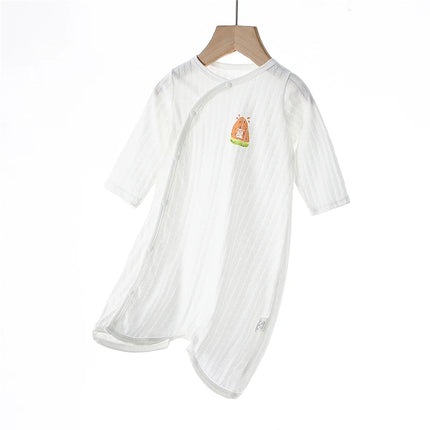 Summer Newborn Baby Homewear Cotton Infant Rompers Soft Baby Bodysuit Breathable Boy Girls  Pajamas Baby Clothes 0-18 Months