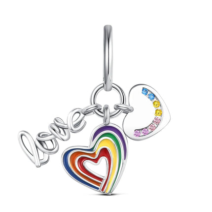 925 Sterling Silver ME Series Charm Infinite Heart&Animals Pendant Fit Original Bracelet Women DIY Party Jewelry Gift Daily Wear