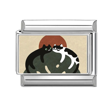 2025 Fashion Lovely Animals Dogs Corgi Cats Pet Italian Charm Fit 9mm Stainless Steel Women DIY Bracelet Gift Jewelry Wholesale
