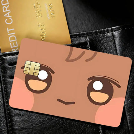 Cute A-ANITEEZ Decorative Waterproof Film Skin Cover Credit Card Stickers Debit Front Bank Bus Pass