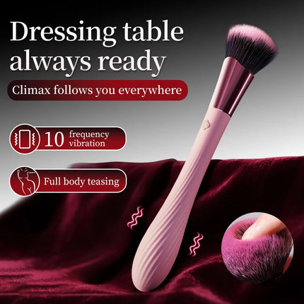 New Upgrade Makeup Brush Vibrator Detachable Brush G-Spot Nipple Clitoral Stimulator Bullet Dildo Vibrators Sex Toys for Woman