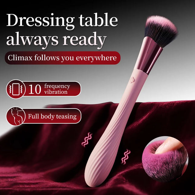 New Upgrade Makeup Brush Vibrator Detachable Brush G-Spot Nipple Clitoral Stimulator Bullet Dildo Vibrators Sex Toys for Woman