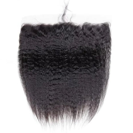 Kinky Straight Lace Closure Human Hair 2x6 4x4 5x5 HD Lace Closure Yaki Straight 13x4 13x6 Full Lace Frontal with 360 Lace