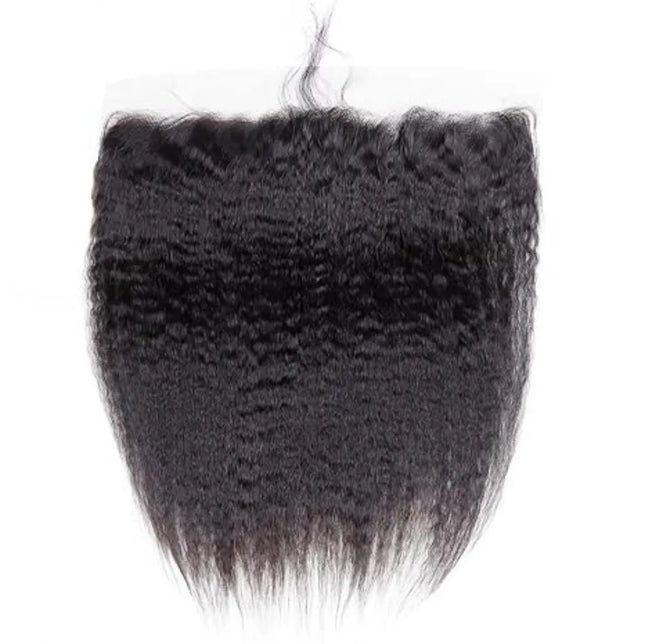 Kinky Straight Lace Closure Human Hair 2x6 4x4 5x5 HD Lace Closure Yaki Straight 13x4 13x6 Full Lace Frontal with 360 Lace