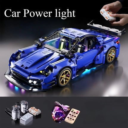 Building block sports car 1:14 RC toy car, building block toy birthday gift, sports car model, children's DIY gift