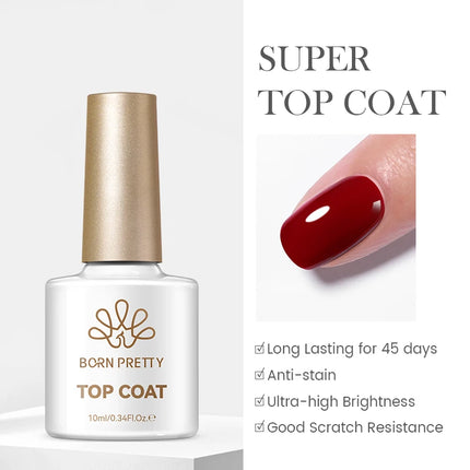 BORN PRETTY 1 Bottle Blazing Sky Cat Magnetic Gel Nail Polish Colored Metal Ruby Red Soak Off UV Crystal Varnish Nail Art 10ml