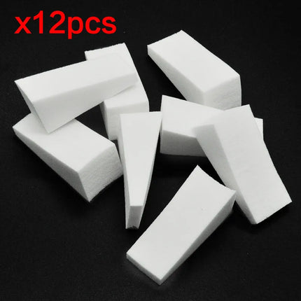 1/8/12/24 Pcs Nail Art Gradient Color Stamping Sponge Foundation Concealer Cream Blending Liquid Powder Puff