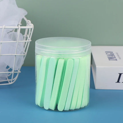 50pcs Compressed Face Wash Wash Face Sponge Clean Face Disposable Powder Puff Face Cleansing Cotton Pad Cleansing Beauty Strip