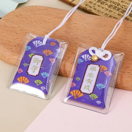 Small Blessing Japanese Prayer Lucky Charm Fortune Omamori Pray Chinese Pendant Beauty Success Couple Keychain Friend Kid Gift